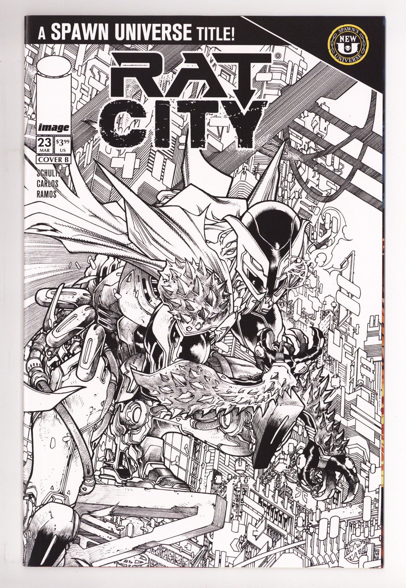 Spawn Rat City 23 Tolibao B&W Variant (2026)