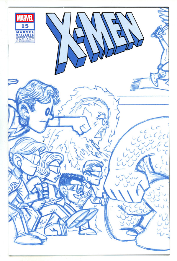 X-Men Vol 6 15 Giarrusso Blue Line Art Connecting Wraparound Incentive Variant NM (2025)