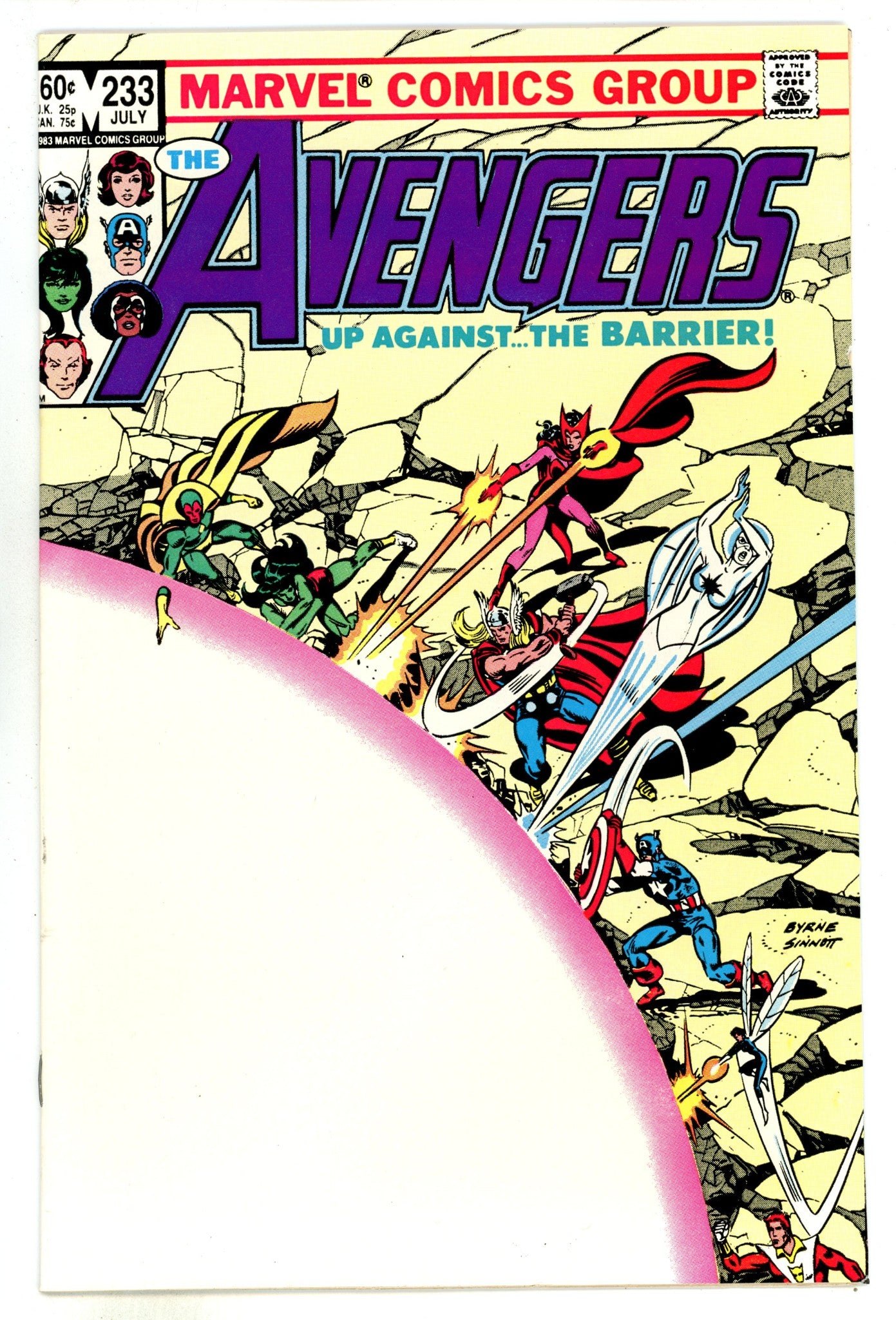 The Avengers Vol 1 233  High Grade   (1983)        