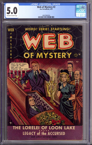 Web of Mystery 2 CGC 5.0 (VG/FN) (1951)