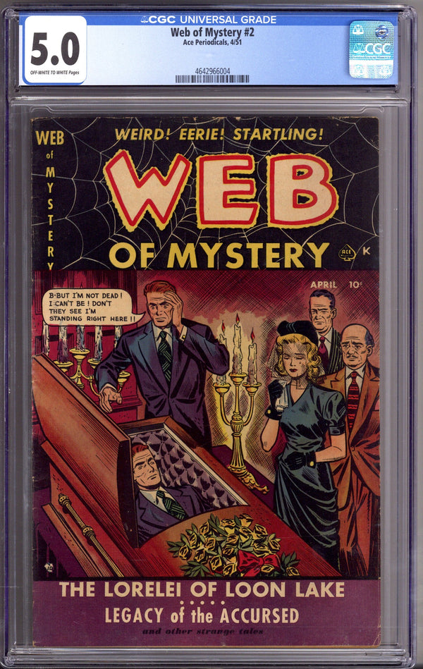 Web of Mystery 2 CGC 5.0 (VG/FN) (1951)