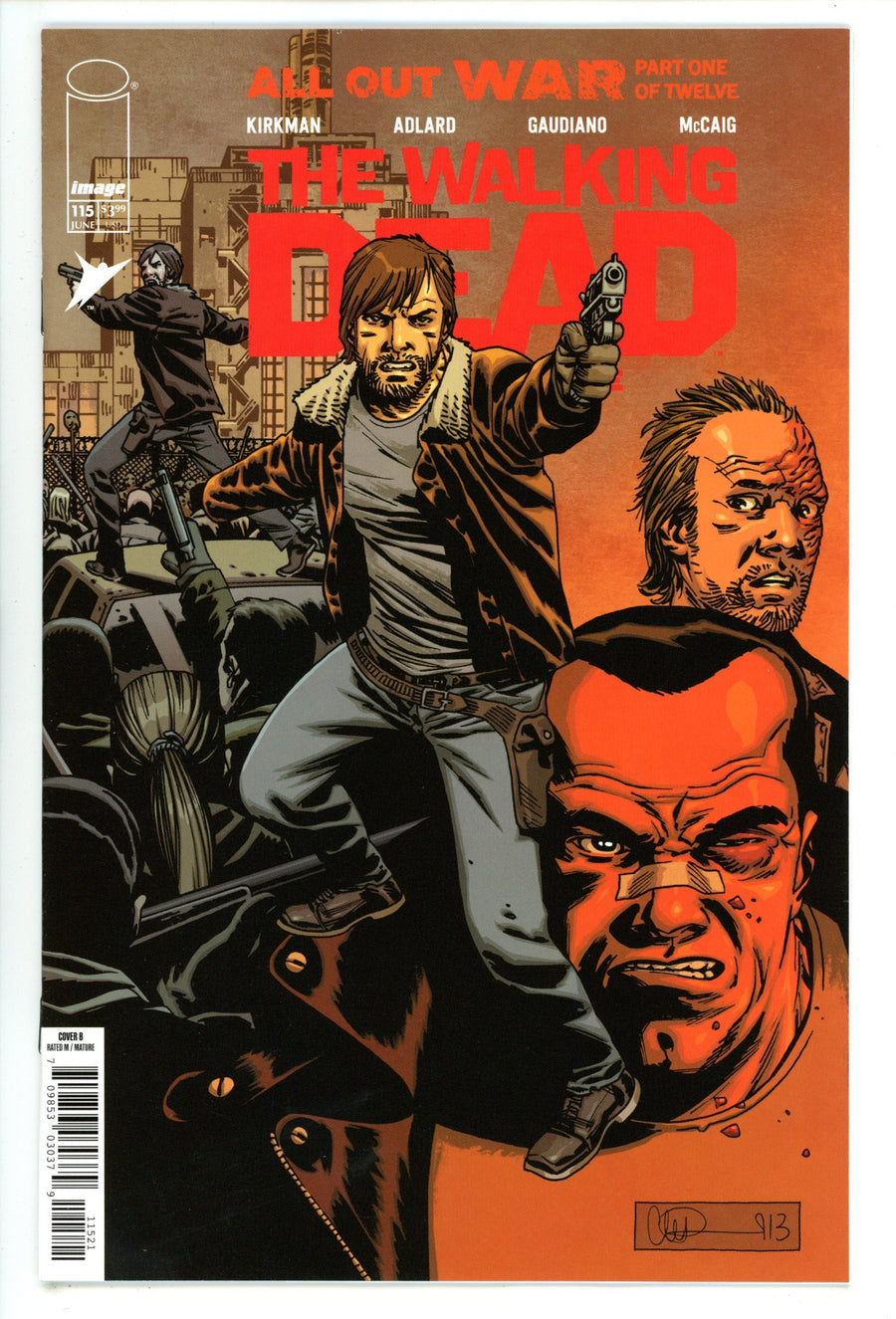Walking Dead Deluxe 115 Adlard Variant (2025)