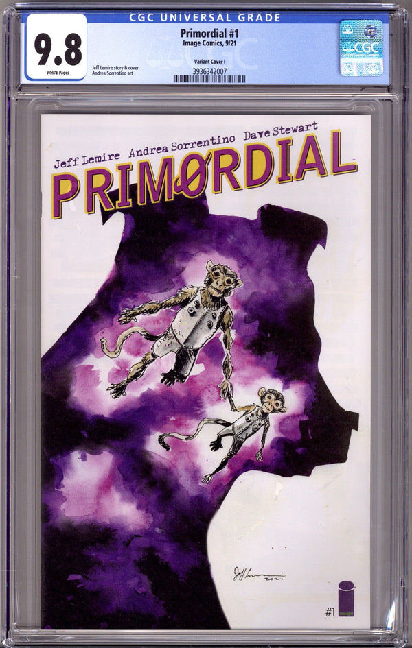 Primordial 1 CGC 9.8 (NM/M) (2021) Lemire Incentive Variant