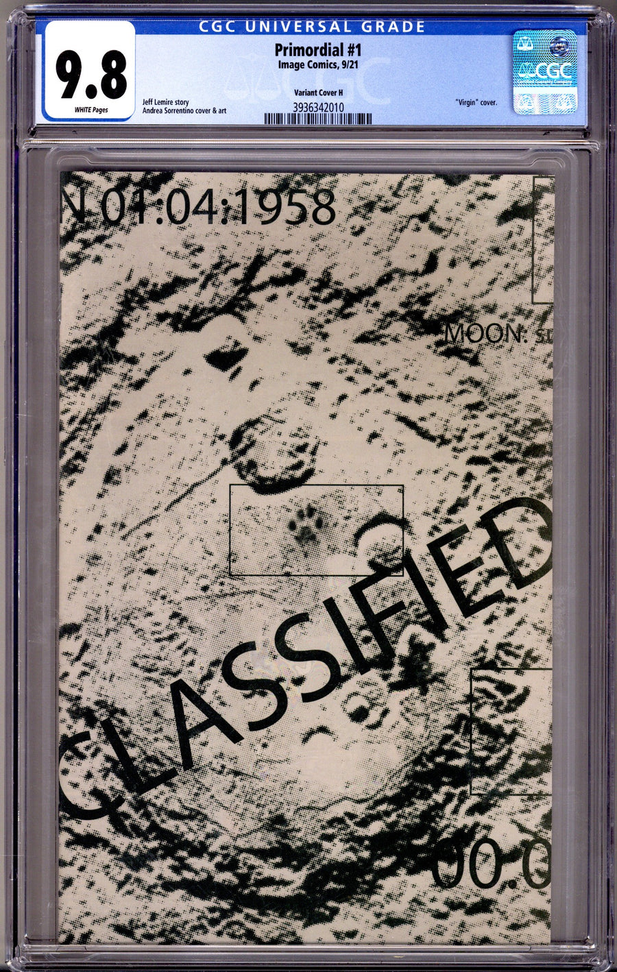 Primordial 1 CGC 9.8 (NM/M) (2021) Sorrentino Moon Footprint Incentive Variant
