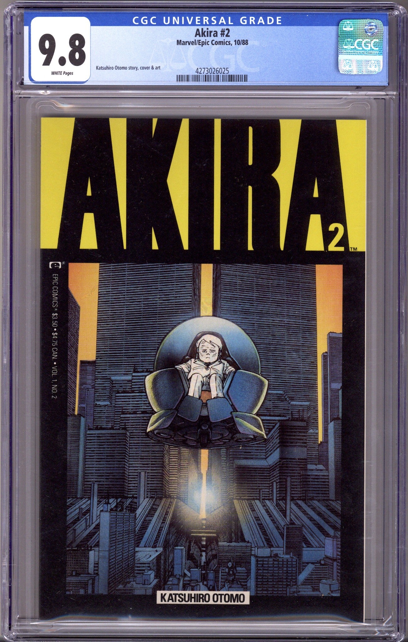 Akira 2 CGC 9.8 (1988)