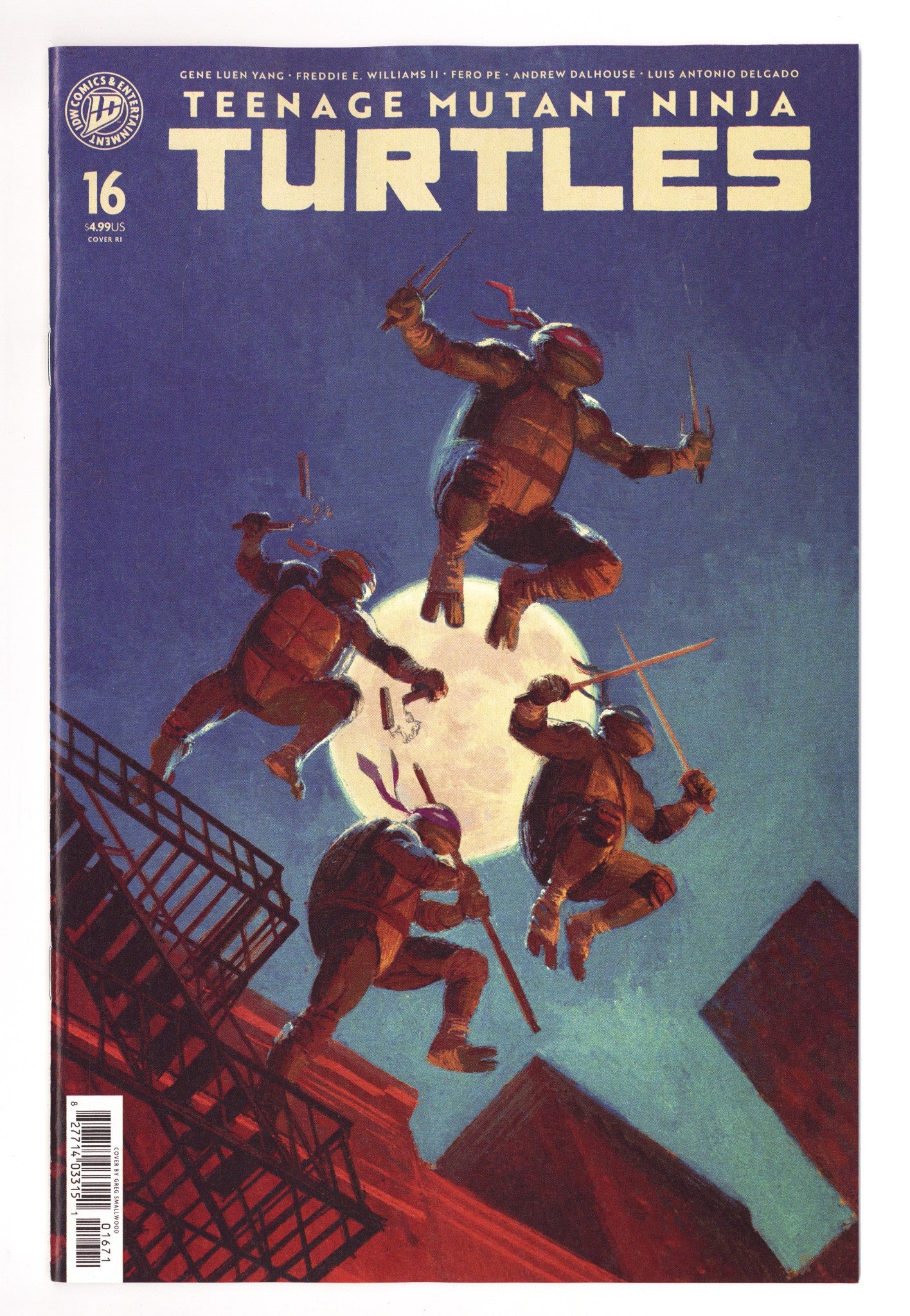 Teenage Mutant Ninja Turtles Vol 6 16 Smallwood Incentive NM (2026)