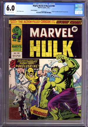 The Mighty World of Marvel 198 CGC 6.0 (FN) (1976)
