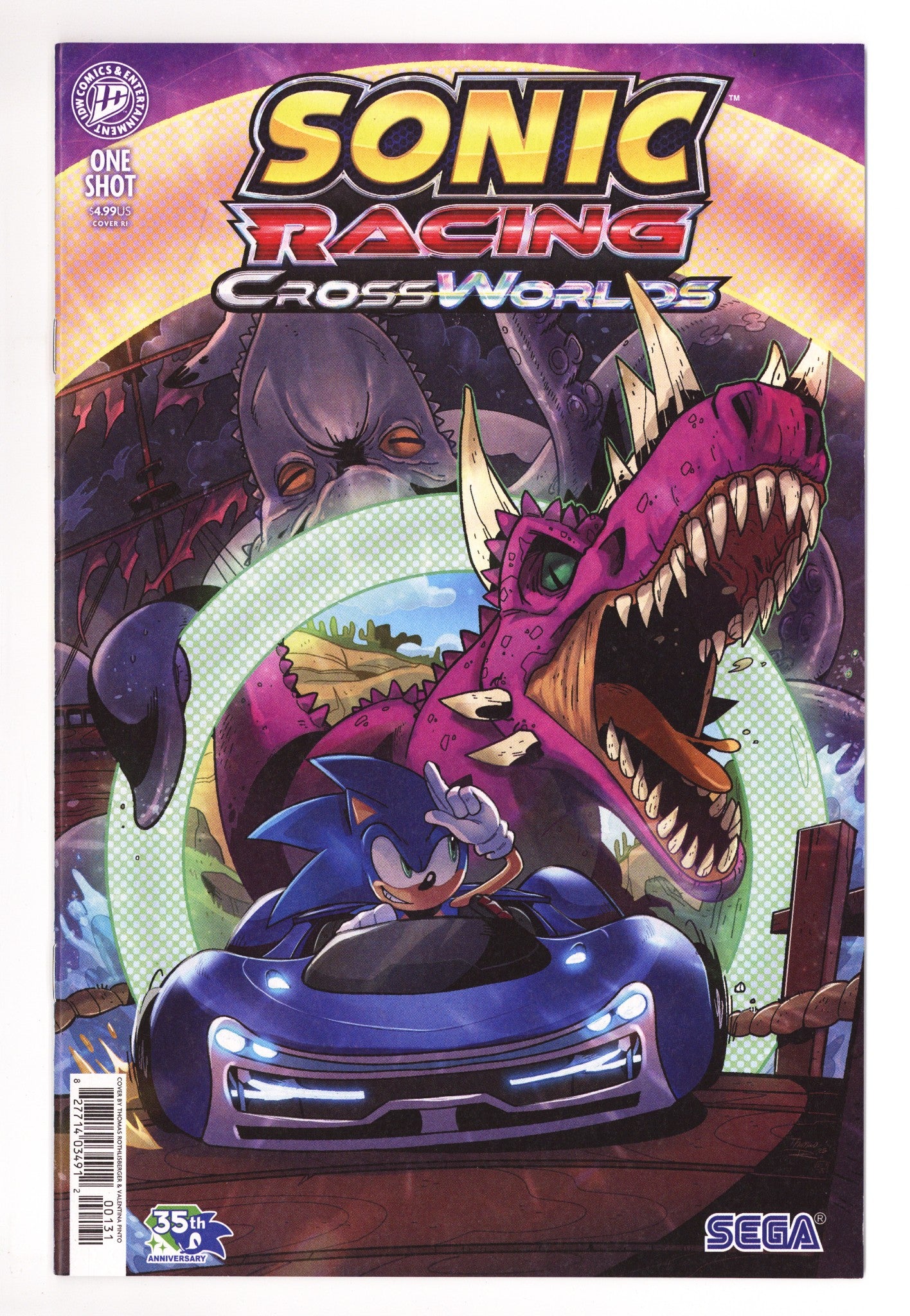 Sonic The Hedgehog: Sonic Racing Crossworlds 1 Rothlisberger Incentive NM (2026)
