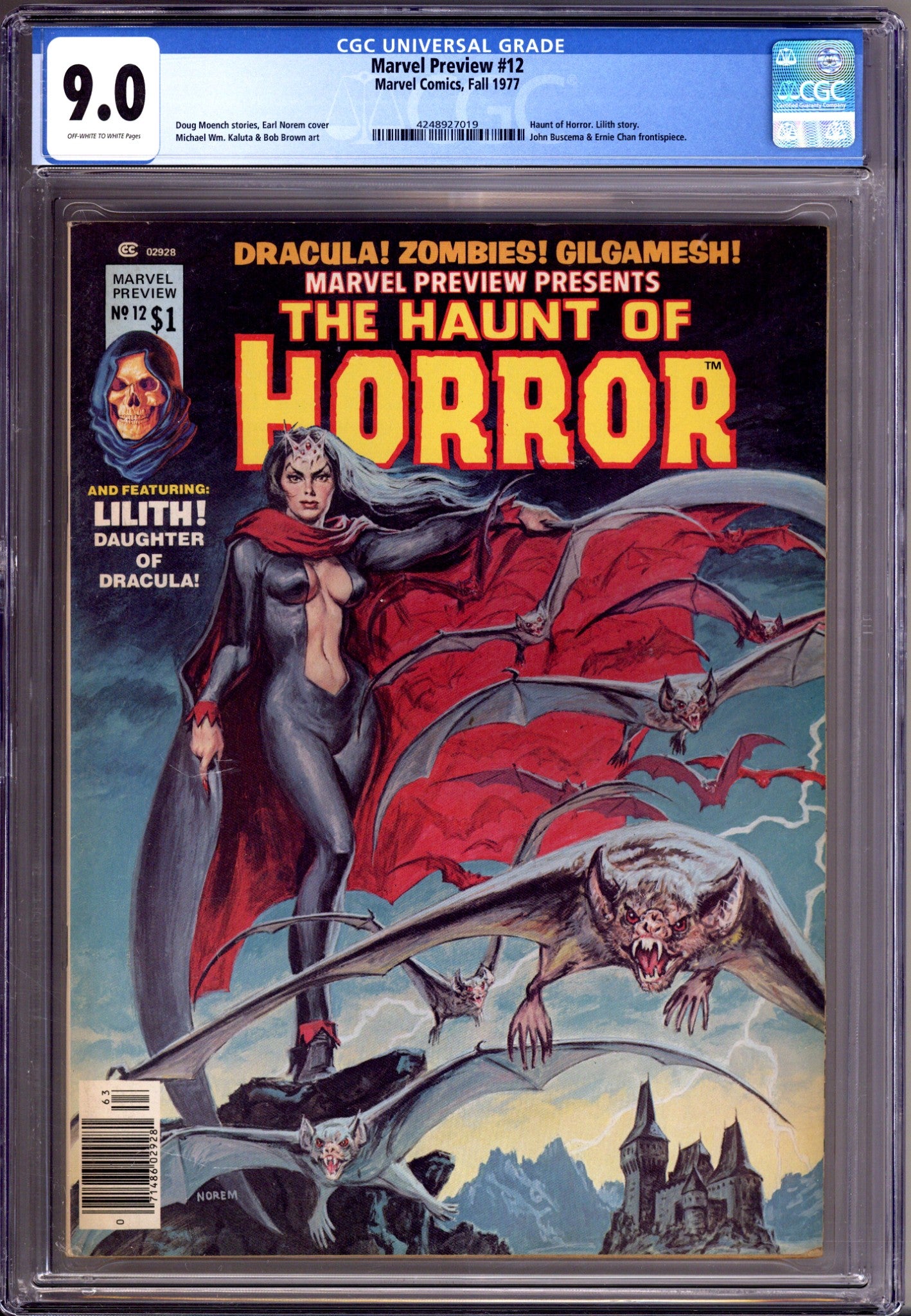 Marvel Preview 12 CGC 9.0 (VF/NM) (1977) 