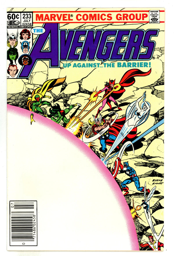 The Avengers Vol 1 233 Mid Grade (1983) Newsstand