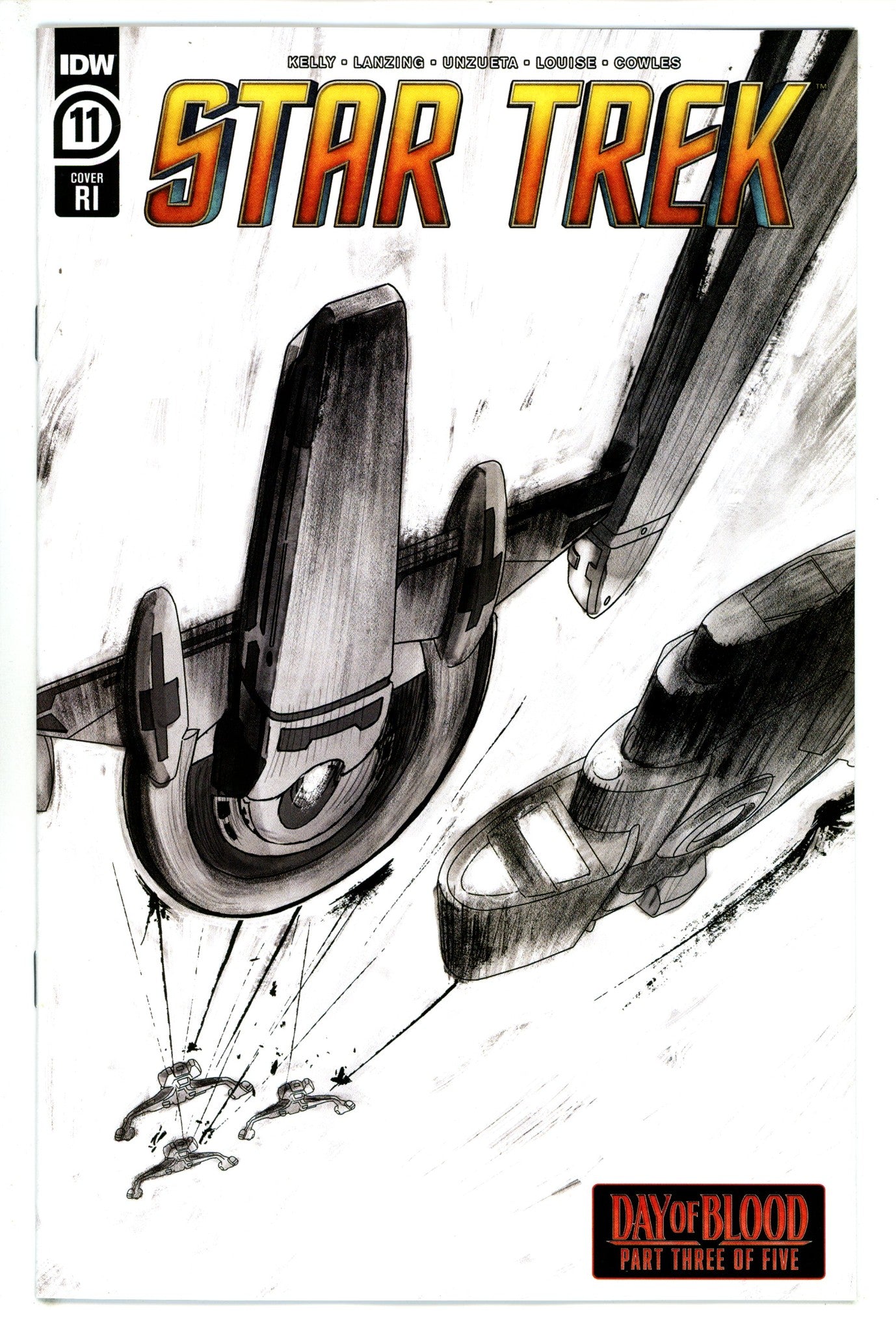 Star Trek 11 Ward B&W Incentive Variant NM (2023)