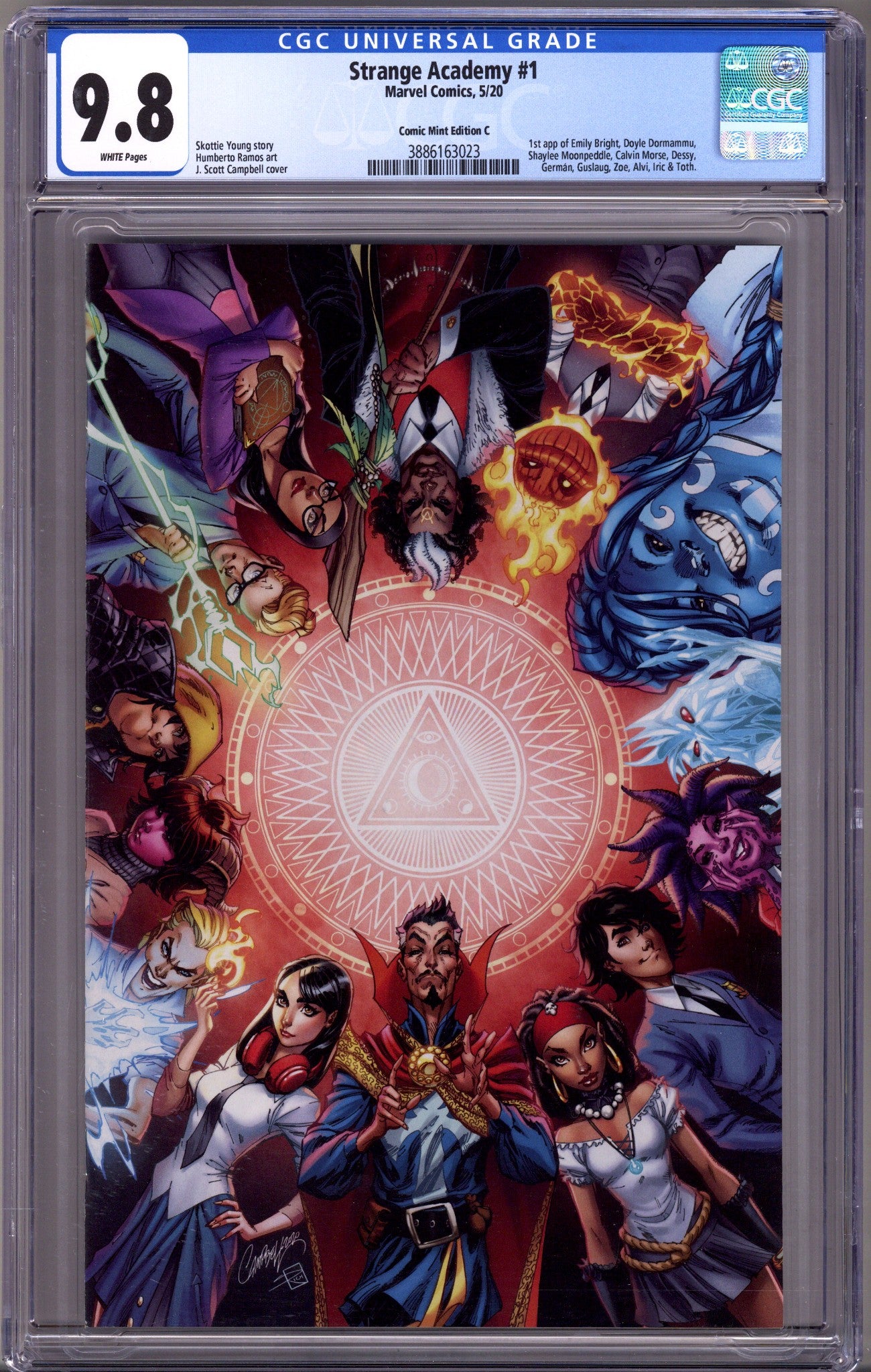 Strange Academy Vol 1 1 CGC 9.8 (NM/M) (2020) Campbell Virgin Exclusive Variant 