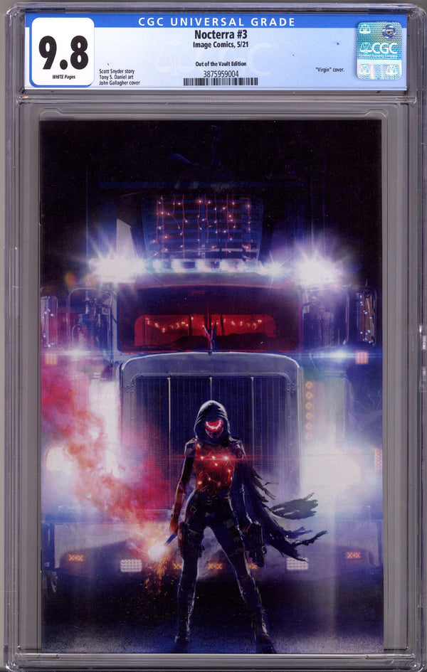 Nocterra 3 CGC 9.8 (NM/M) (2021) Gallagher Virgin Exclusive Variant