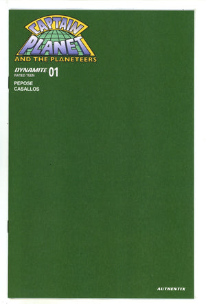Captain Planet 1 Oliver Green Blank Variant (2025)