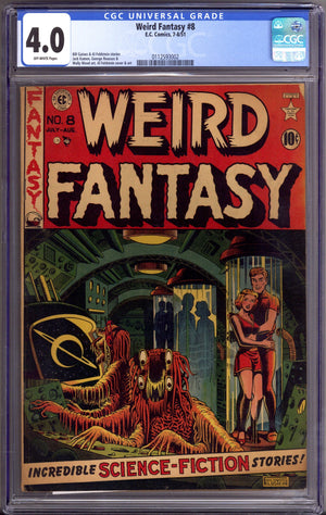 Weird Fantasy Vol 1 8 CGC 4.0 (VG) (1951)