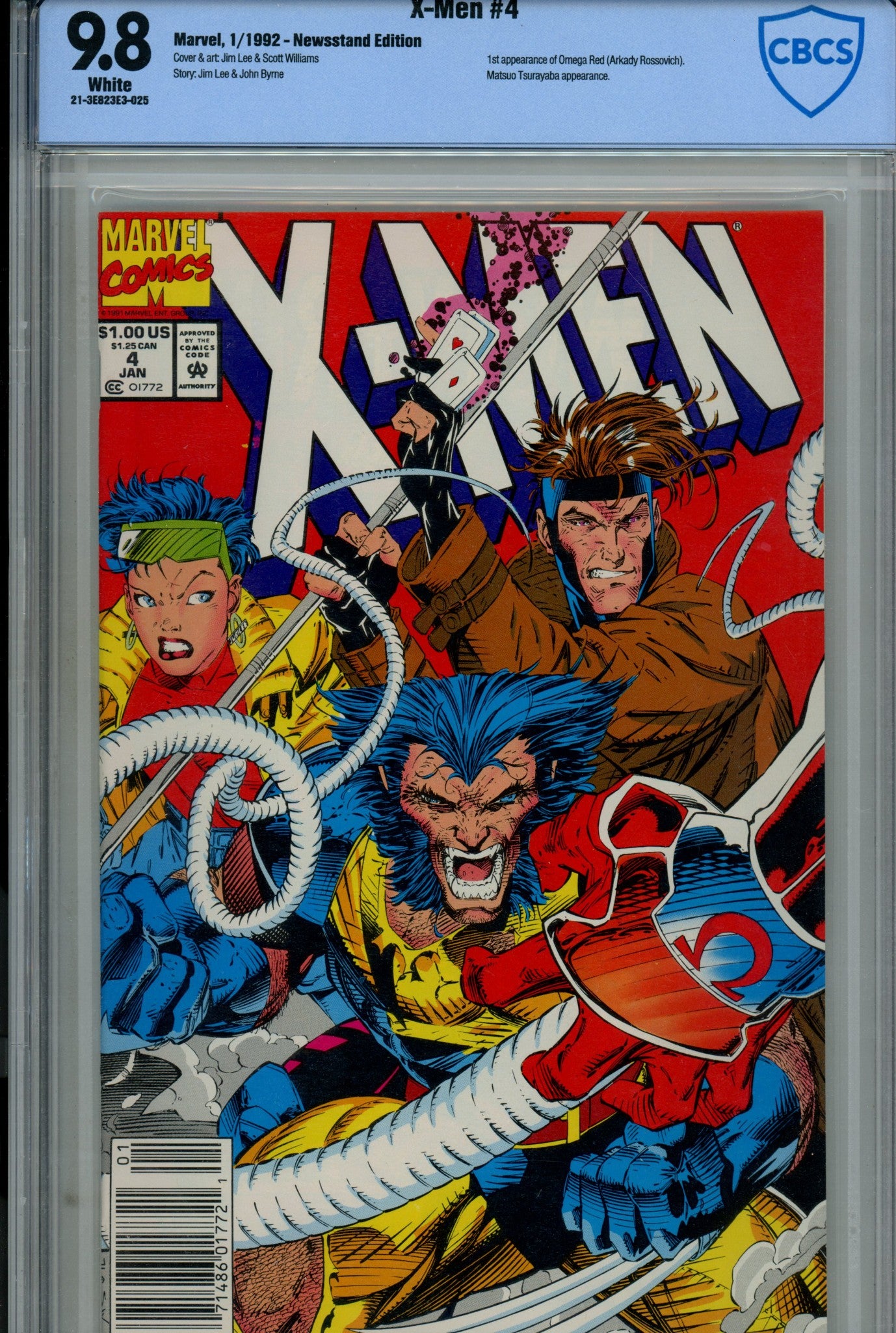 X-Men Vol 1 4 CBCS 9.8 (NM/M) (1992) Newsstand 