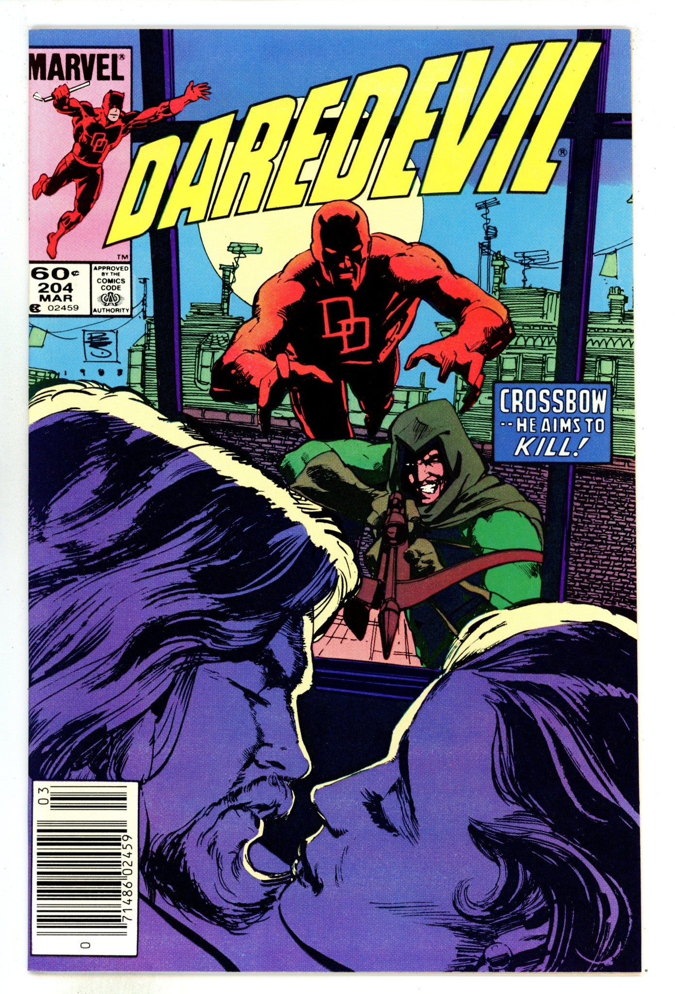 Daredevil Vol 1 204 High Grade (1984) Newsstand 