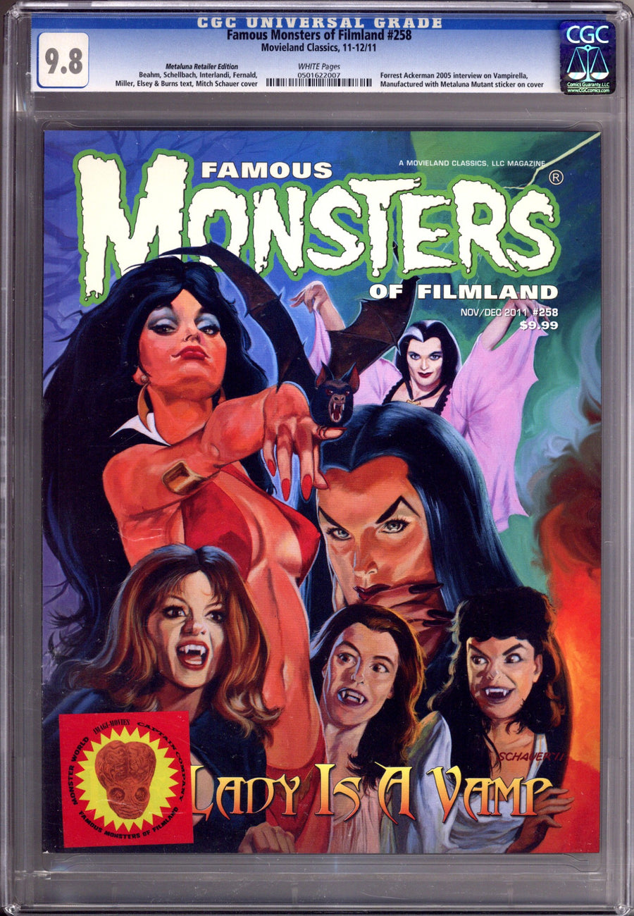 Famous Monsters of Filmland 258 CGC 9.8 (NM/M) (2011) 