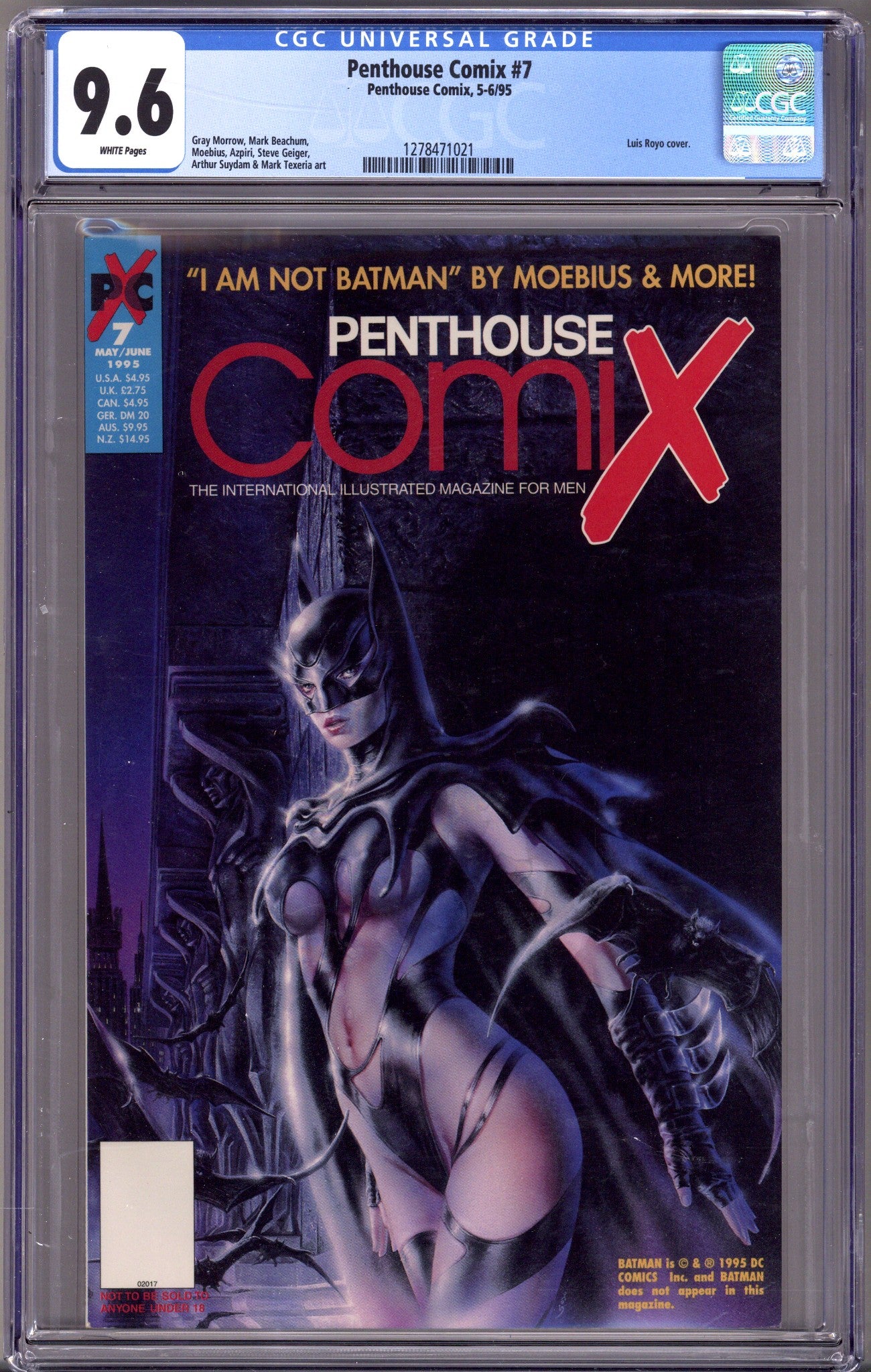 Penthouse Comix   7 CGC 9.6 (NM+)   (1995)        