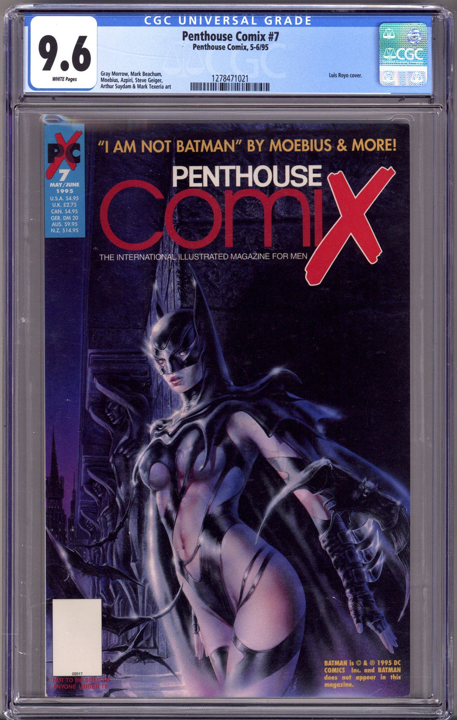 Penthouse Comix   7 CGC 9.6 (NM+)   (1995)        