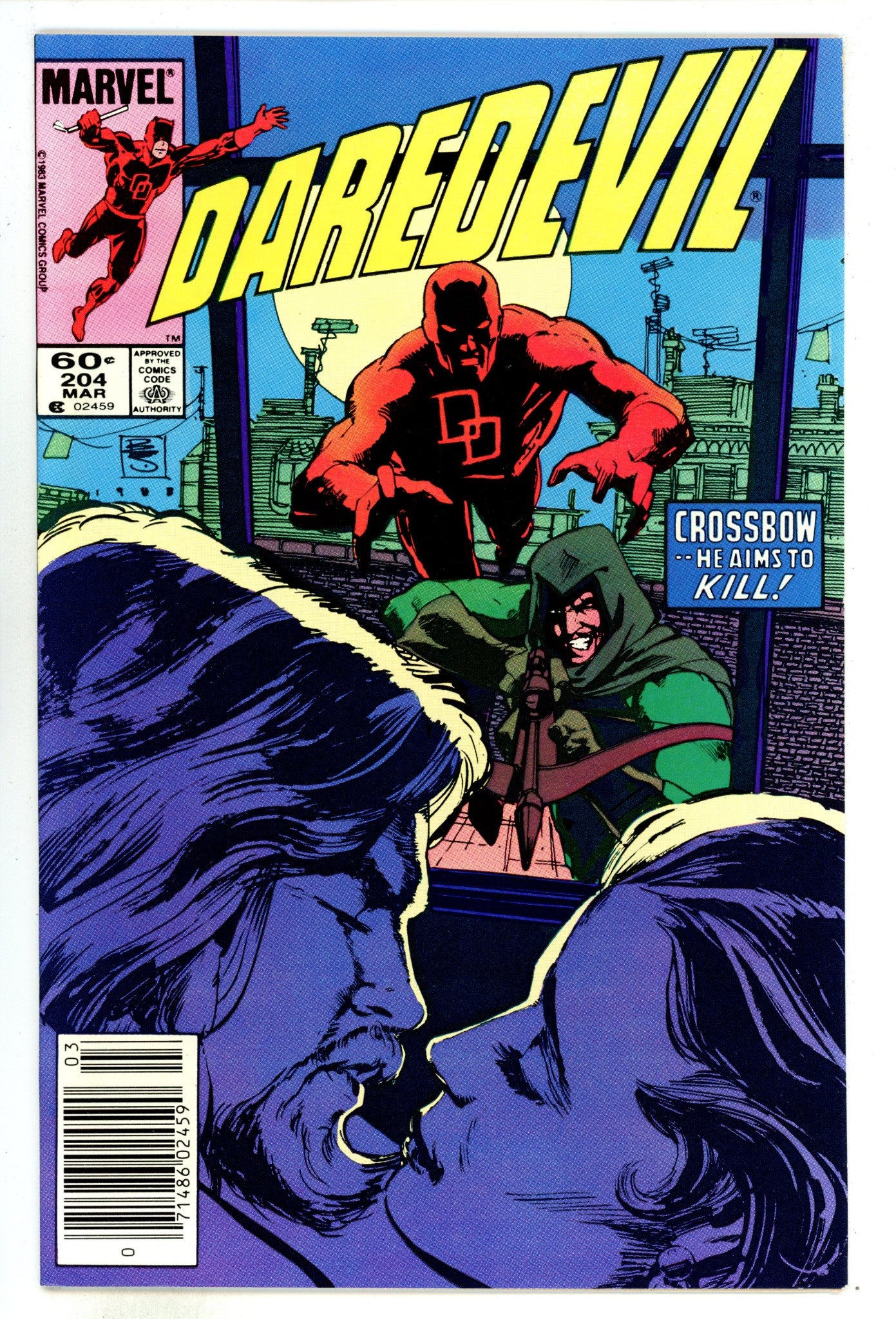 Daredevil Vol 1 204 NM- (9.2) (1984) Newsstand 