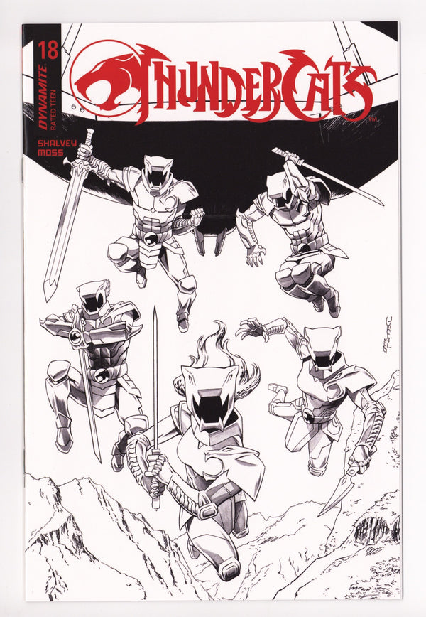 Thundercats 18 Shalvey B&W Incentive (2025)