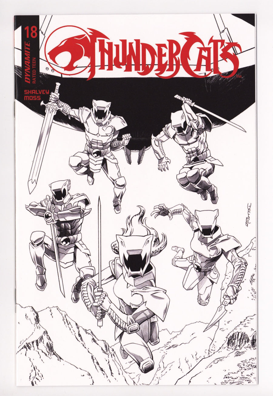 Thundercats 18 Shalvey B&W Incentive (2025)