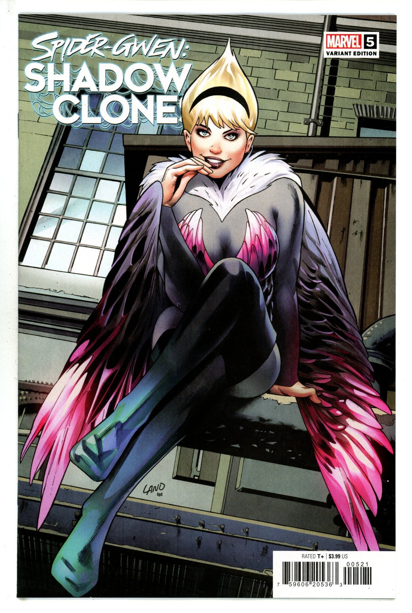 Spider-Gwen Shadow Clones 5 Land Variant (2023)