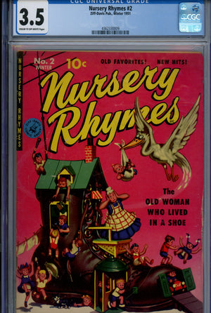 Nursery Rhymes 2 CGC 3.5 (VG-) (1951) 