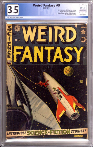 Weird Fantasy Vol 1 9 PGX 3.5 (VG-) (1951)