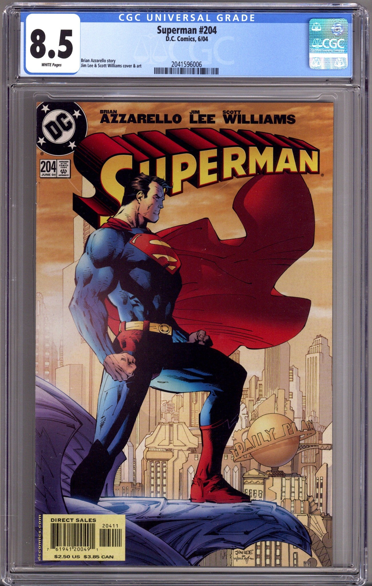 Superman Vol 2 204 CGC 8.5 (VF+) (2004) 