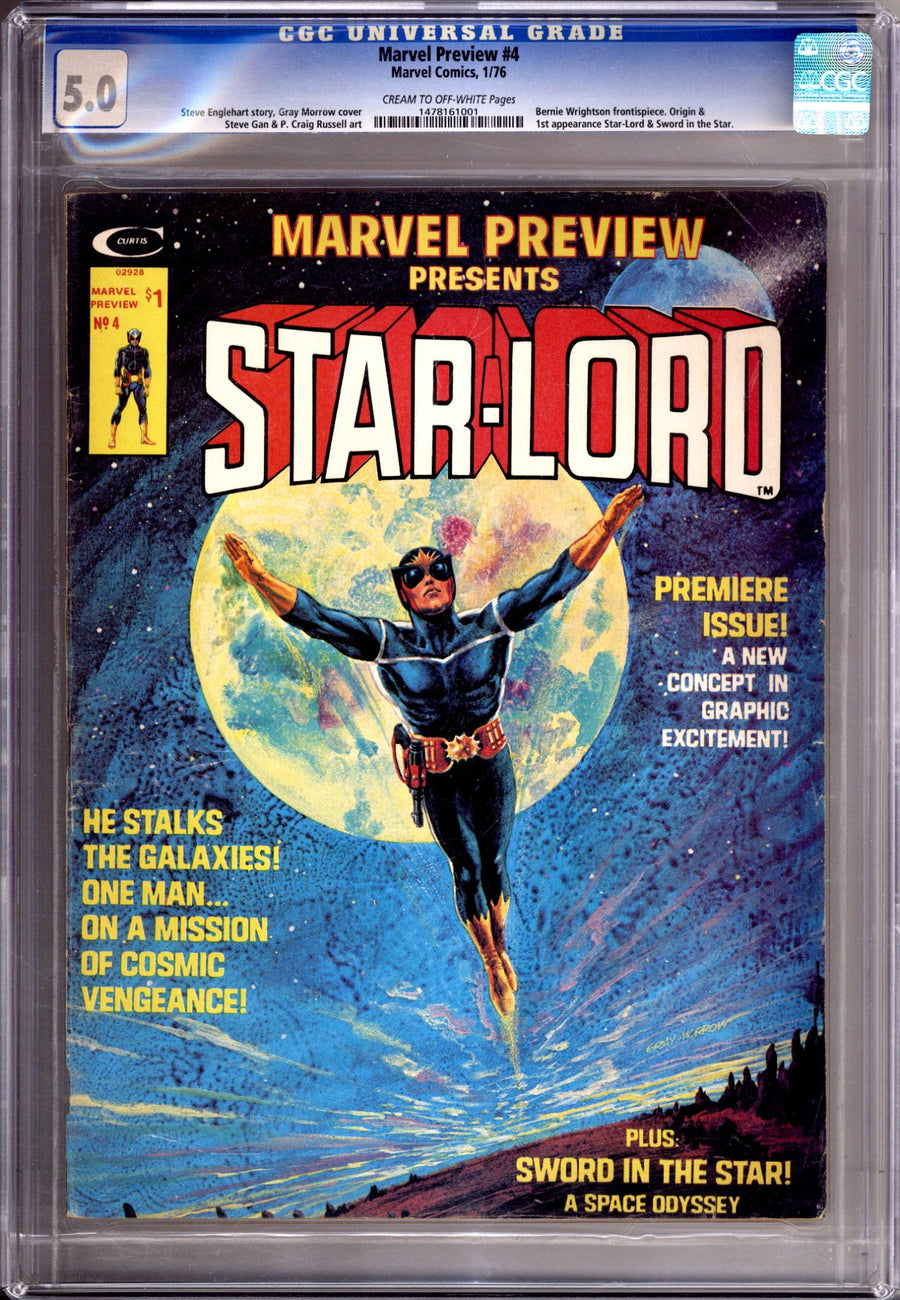 Marvel Preview 4 CGC 5.0 (VG/FN) (1976) 