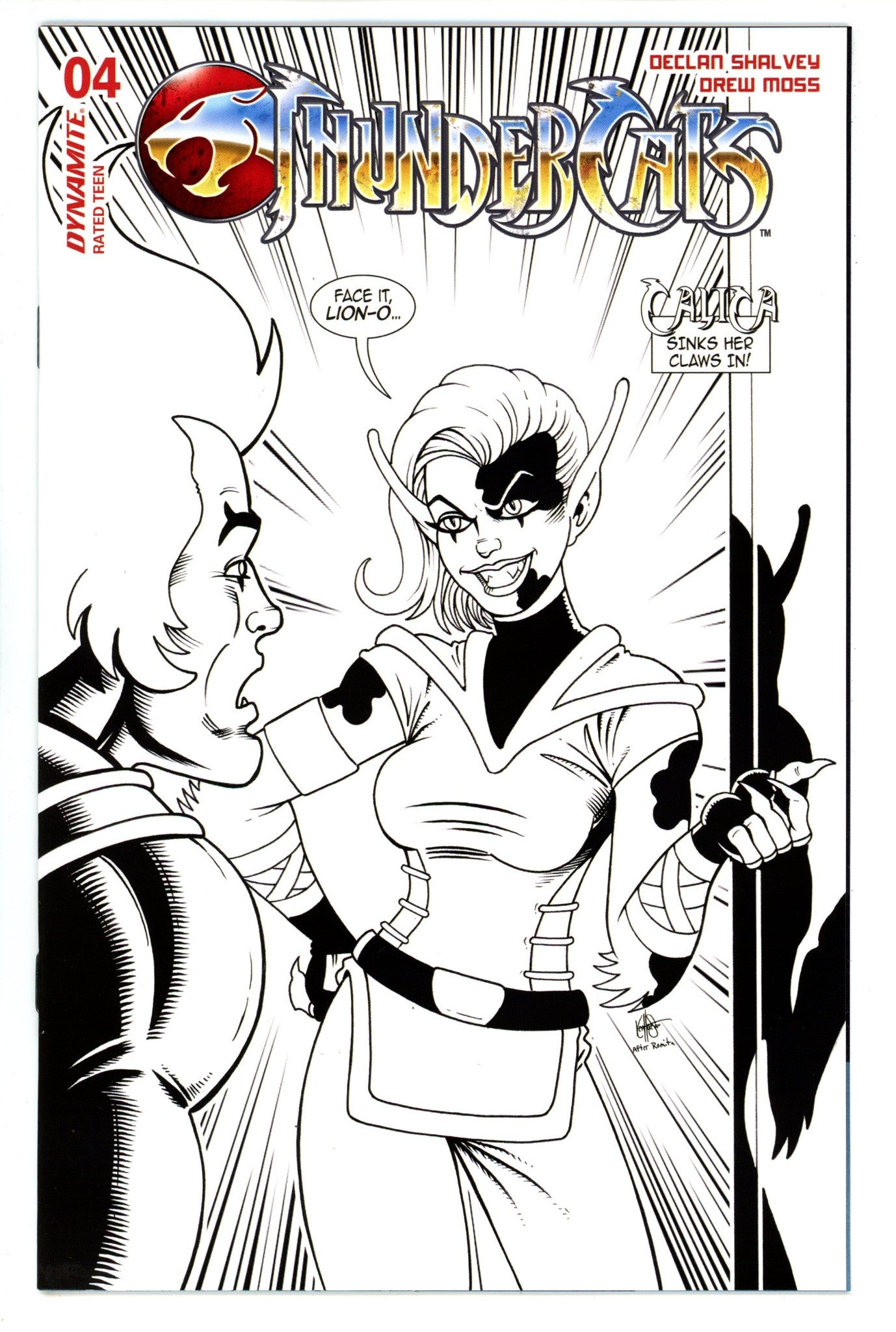 Thundercats 4 Haeser B&W Incentive Variant (2024)