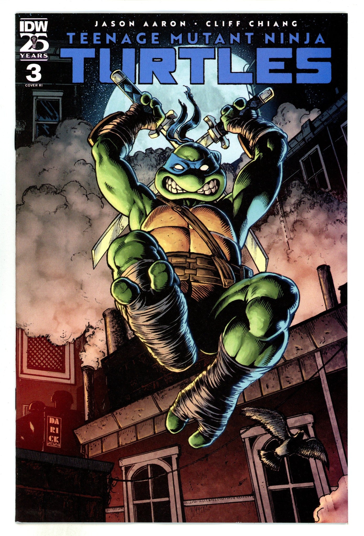 Teenage Mutant Ninja Turtles Vol 6 3 Robertson Incentive Variant NM- (2024)
