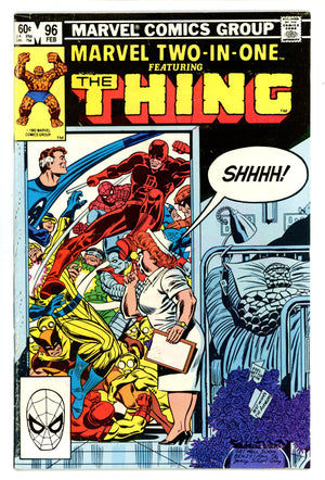 Marvel Two-in-One Vol 1 96 Mid Grade (1983)