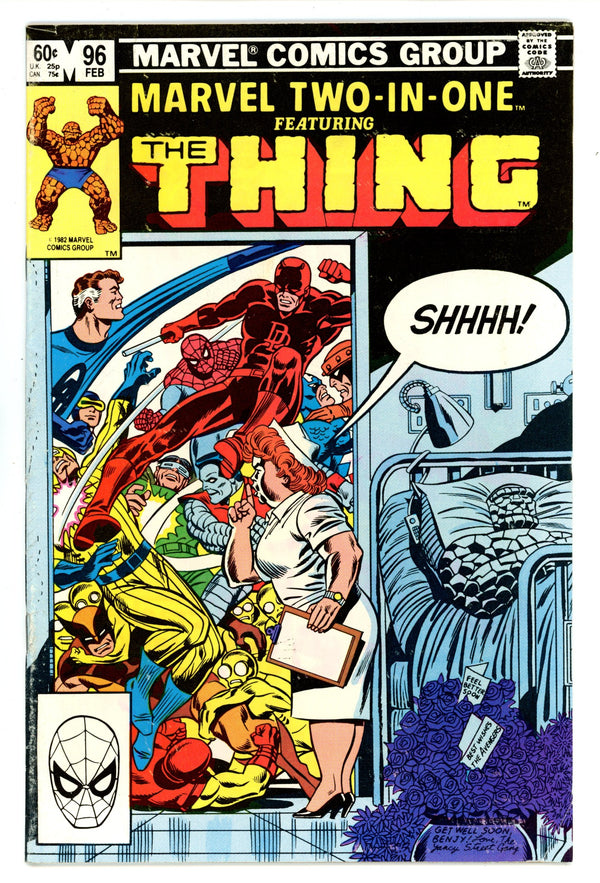 Marvel Two-in-One Vol 1 96 Mid Grade (1983)