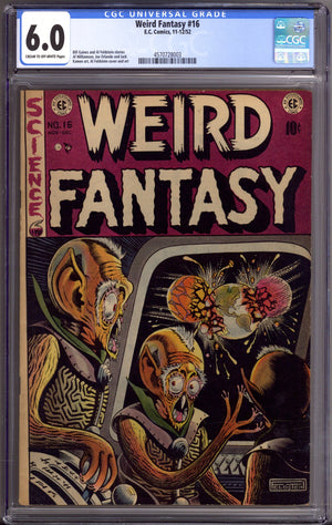 Weird Fantasy Vol 1 16 CGC 6.0 (FN) (1952)