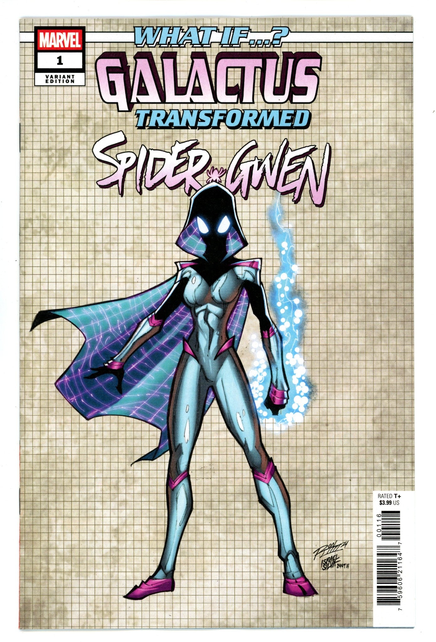 What If...? Galactus: Galactus Transformed Spider-Gwen? 1 Lim Design Incentive Variant NM- (2025)