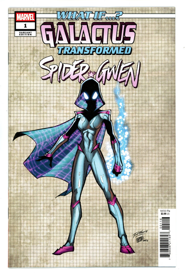 What If...? Galactus: Galactus Transformed Spider-Gwen? 1 Lim Design Incentive Variant NM- (2025)