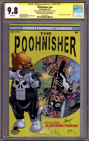 POOHnisher   [nn] CGC 9.8 (NM/M)   (2017) Mychaels Homage   Exclusive Variant  Signed / Remarked x1 Cover Marat Mychaels
