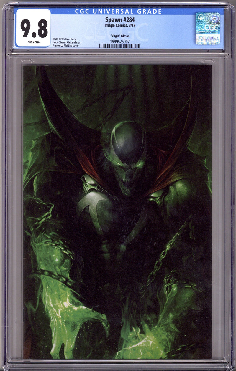 Spawn 284 CGC 9.8 (NM/M) (2018) Mattina Virgin Variant