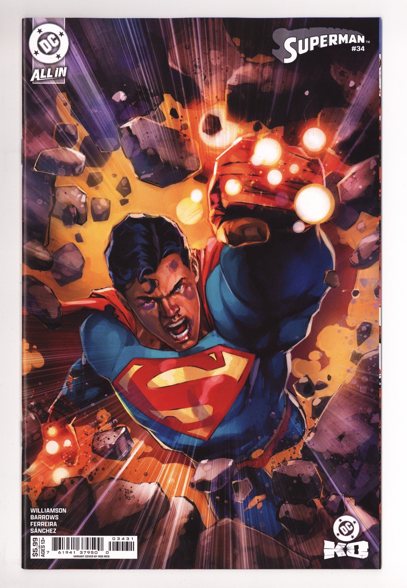 Superman Vol 6 34 Reis Variant (2026)