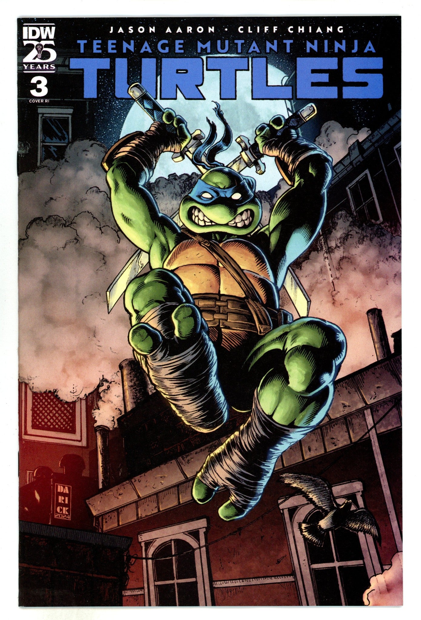 Teenage Mutant Ninja Turtles Vol 6 3 Robertson Incentive Variant NM (2024)