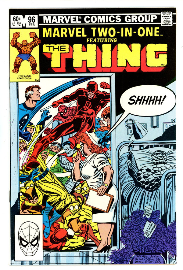 Marvel Two-in-One Vol 1 96 High Grade (1983)