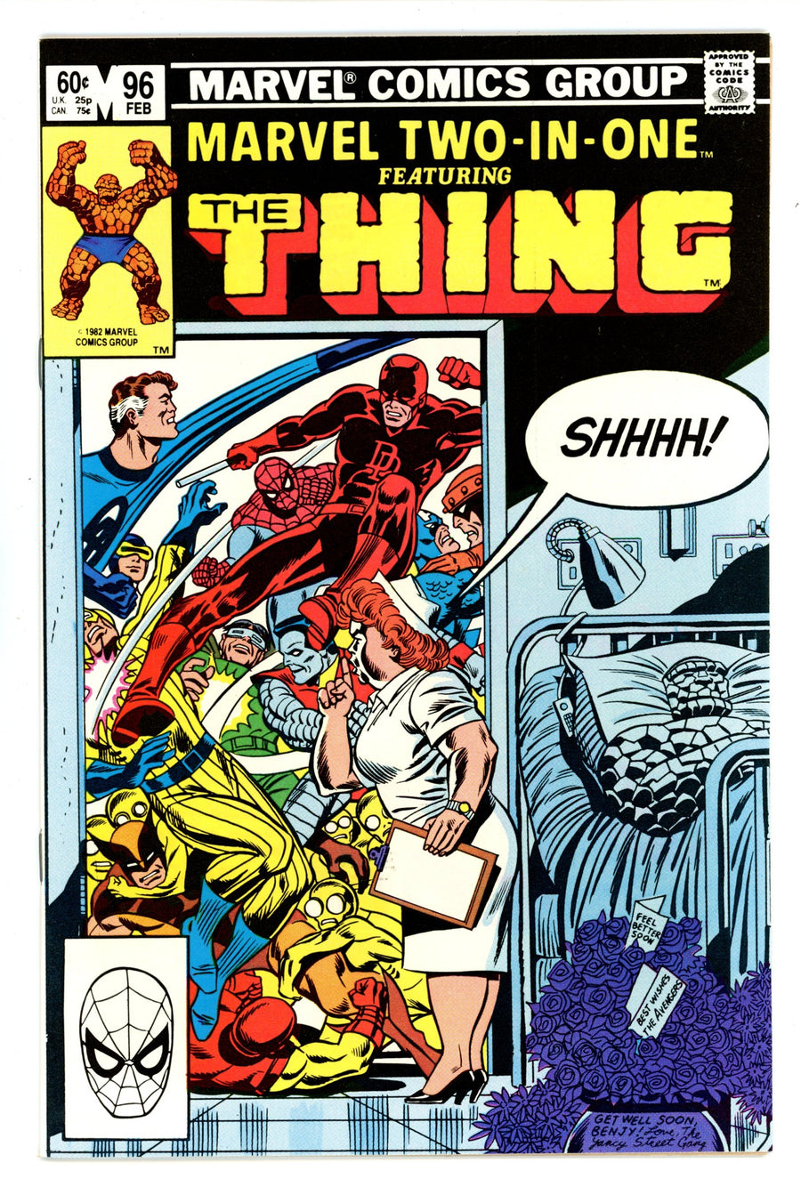 Marvel Two-in-One Vol 1 96 High Grade (1983) 