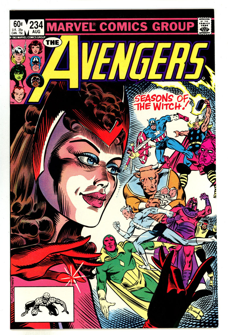 The Avengers Vol 1 234  High Grade   (1983)        