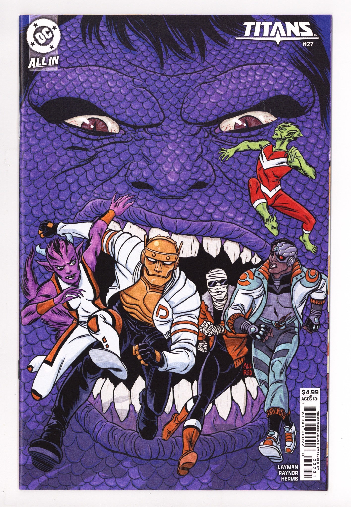 Titans Vol 4 27 Allred Variant (2025)