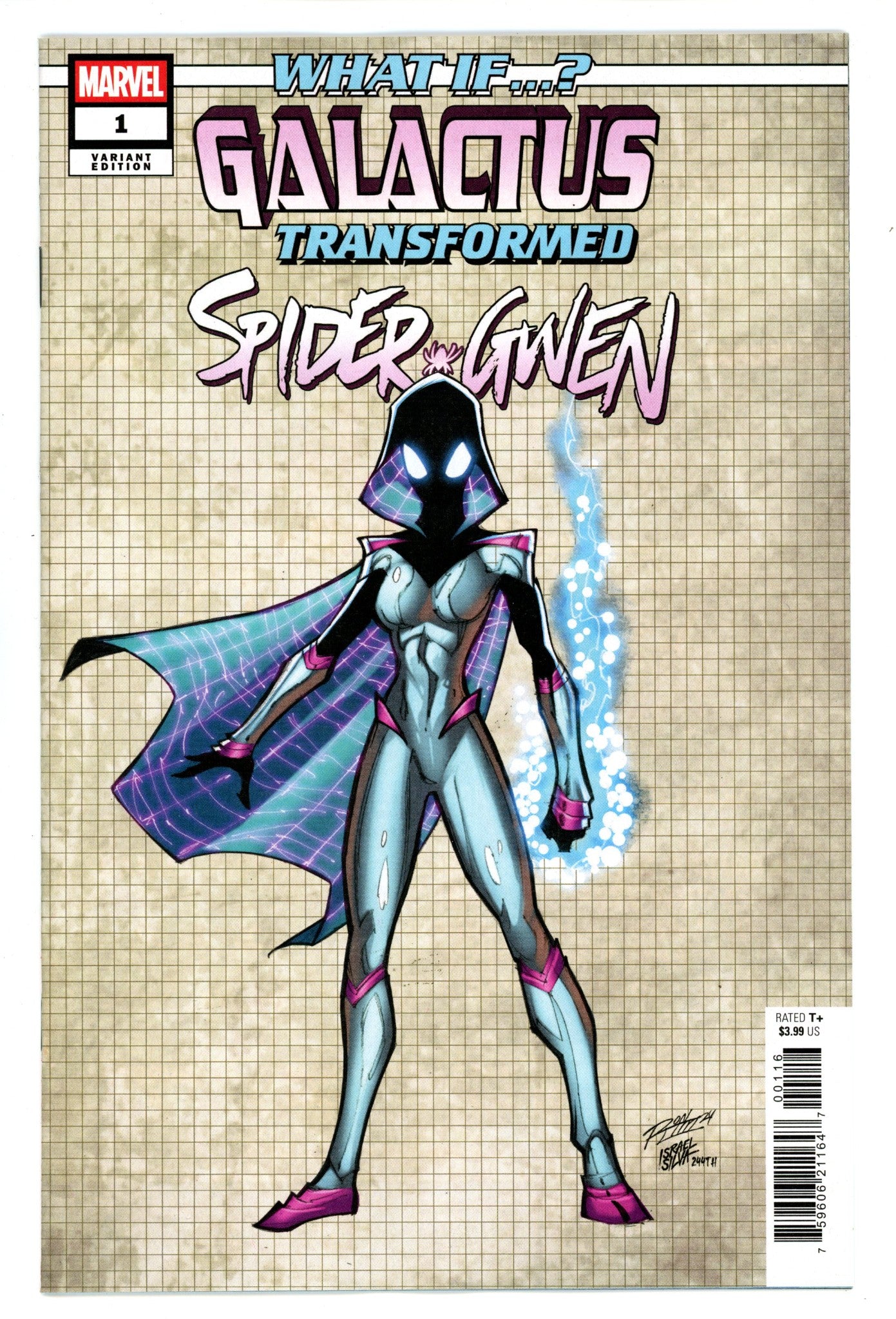 What If...? Galactus: Galactus Transformed Spider-Gwen? 1 Lim Design Incentive Variant NM (2025)
