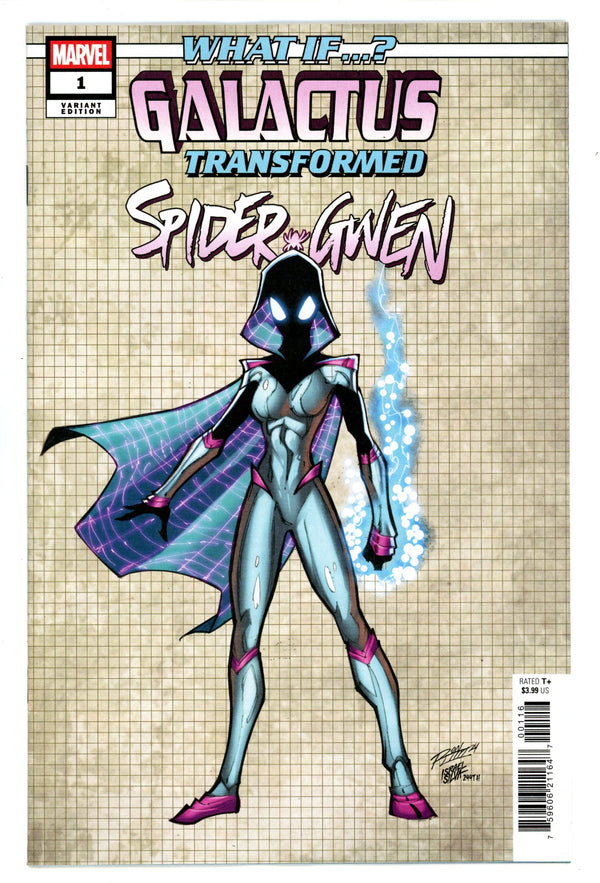 What If...? Galactus: Galactus Transformed Spider-Gwen? 1 Lim Design Incentive Variant NM (2025)