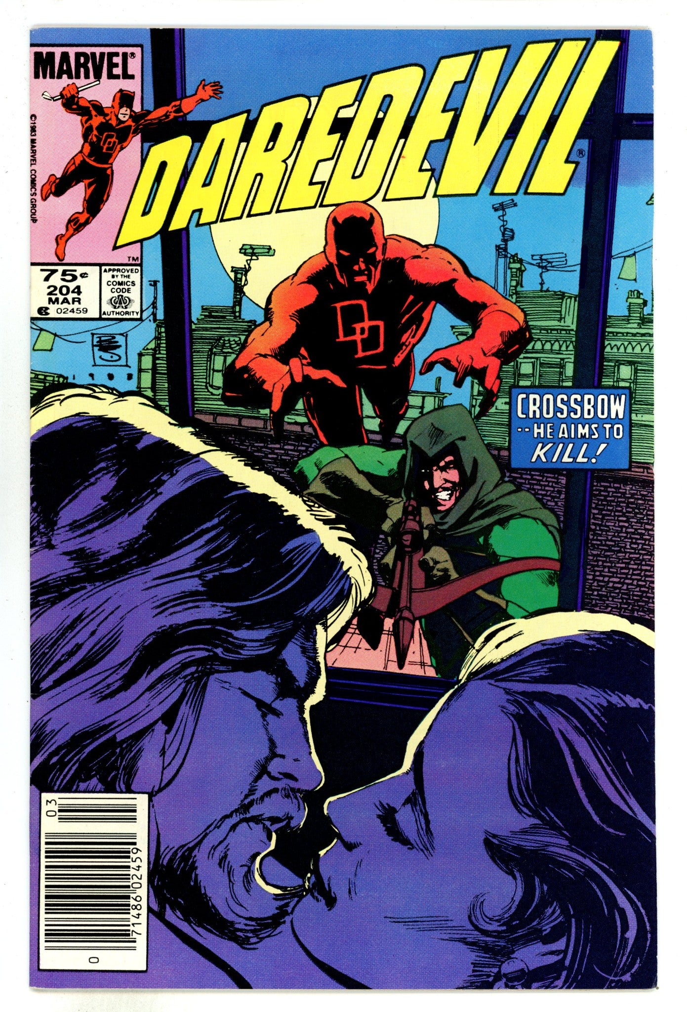 Daredevil Vol 1 204 VF- (7.5) (1984) Canadian Price Variant 